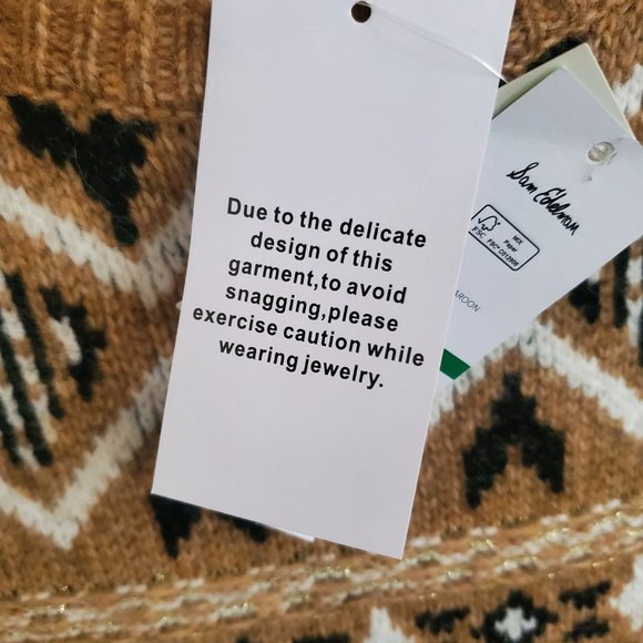 NWT SAM EDELMAN DIXIE FAIR ISLE BENTON SWEATER - Picture 8 of 9